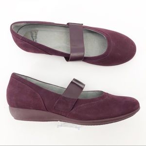 DANSKO Suede Leather Mary Jane Ballet Flats 11